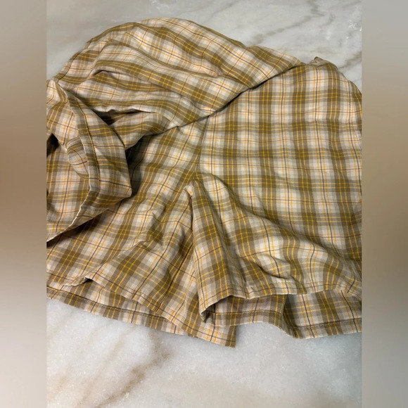 Uniqlo Checked Mini Plaid Pleated Shorts/Skirt, Size9-10 - Picture 5 of 11